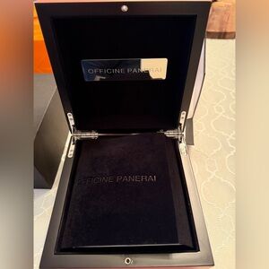 Panerai Luminor box and bag. No straps.